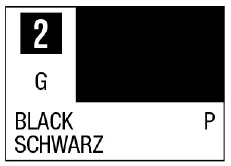 Mr Color Spray - S2 Black (Gloss/Primary)