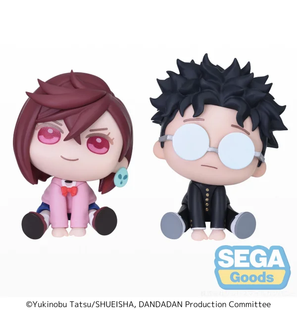 SEGA QyuruMe TV Anime "DAN DA DAN" Mini Figure "Momo & Okarun" (EX) [Pack of: 14 Momo, 14 Okarun] - Dandadan