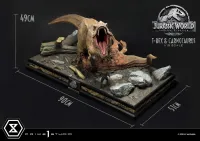 Prime 1 Studio Legacy Museum Collection Jurassic World: Fallen Kingdom (Film) Tyrannosaurus-Rex & Carnotaurus 1/15 scale Deluxe Version - Jurassic Park - photo 37