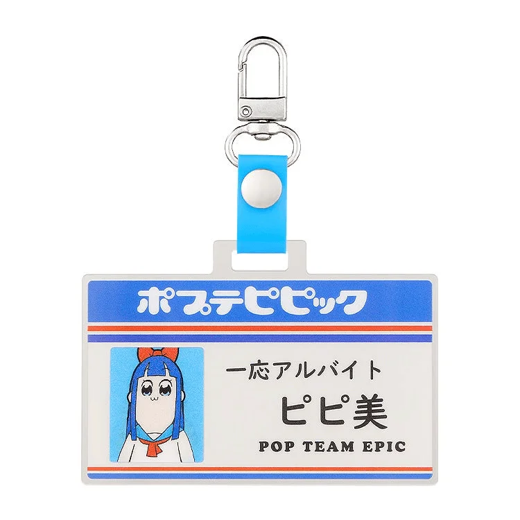 GoodSmile Moment Pop Team Epic Convenience Store Series: Staff ID Keychain Pipimi - POP TEAM EPIC
