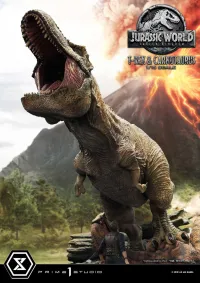 Prime 1 Studio Legacy Museum Collection Jurassic World: Fallen Kingdom (Film) Tyrannosaurus-Rex & Carnotaurus 1/15 scale Deluxe Version - Jurassic Park - photo 34
