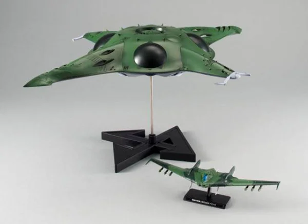 BANDAI HOBBY Star Blazers - 1/1000 Porumeria Class Space Assault Carrier - Space Battleship Yamato