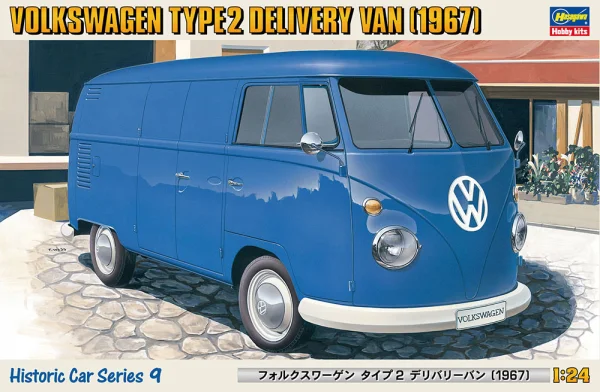 Hasegawa [HC9] 1:24 VOLKSWAGEN TYPE 2 DELIVERY VAN 1967 - Scale Kits