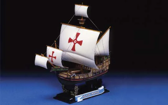 Aoshima [HISTORICAL SAILING SHIPS #04] SANTA MARIA - Scale Kits