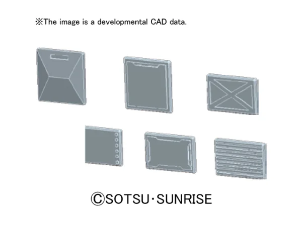BANDAI HOBBY Builders Parts - HD MS Panel 01 - Kit Accessories