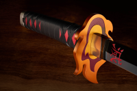 NICHIRIN SWORD (TANJIRO KAMADO) KYOJURO RENGOKU’S SWORD GUARD ver. "Demon Slayer: Kimetsu no Yaiba", TAMASHII NATIONS PROPLICA 8
