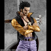 MegaHouse Portrait.Of.Pirates ONE PIECE SA-LIMITED 〝Hawk Eye〟 Dracule Mihawk Ver.R - ONE PIECE - photo 11