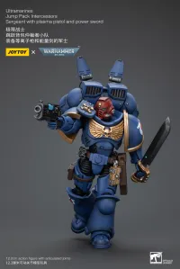 JOYTOY Ultramarines Jump Pack Intercessors Sergeant With Plasma Pistol And Power Sword - Warhammer 40K - photo 11