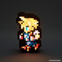 FINAL FANTASY Series PIXELIGHT  - FFRK CLOUD STRIFE 2