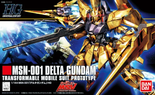 BANDAI HOBBY HGUC 1/144 #136 Delta Gundam - Mobile Suit Gundam Unicorn / Narrative