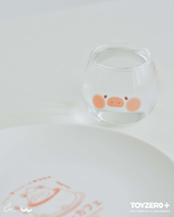 LuLu the Piggy - 300ML Glass Cup 2