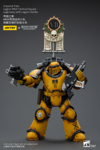 Imperial Fists   Legion MkIII Tactical Squad Legionary with Legion Vexilla 9