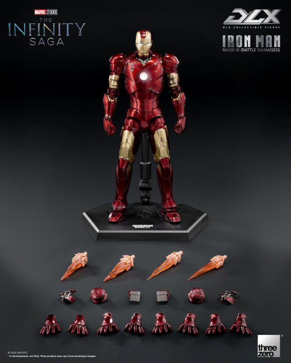 Marvel Studios: The Infinity Saga DLX Iron Man Mark 3 (Battle Damaged)
