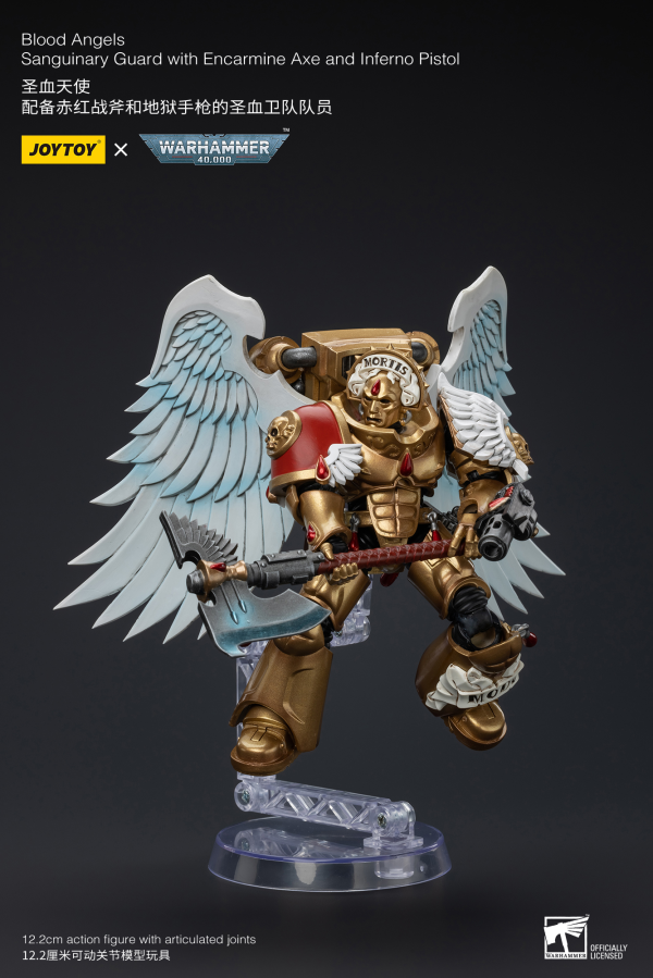 Blood Angels Sanguinary Guard with Encarmine Axe and Inferno Pistol
