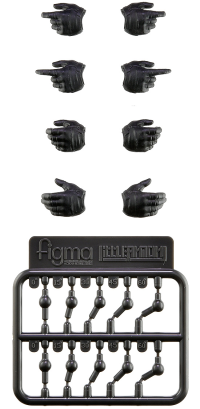 LA-OP18: figma Tactical Gloves L Size (Black) 2
