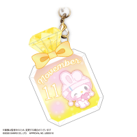 My melody Bithday PUKKURI Clear key holder 8