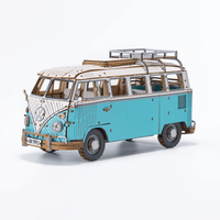 wa-gu-mi Vintage Volkswagen Type 2 (T1) Camper Van GREEN 13