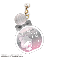 My melody Bithday PUKKURI Clear key holder 9