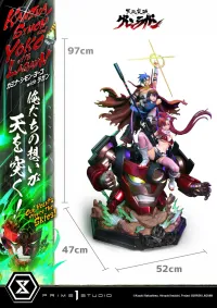Prime 1 Studio Ultimate Premium Masterline Tengen Toppa Gurren Lagann Kamina, Simon & Yoko with Lagann "Our Hearts Pierce the Skies!" Deluxe Version - Tengen Toppa Gurren Lagann - photo 21