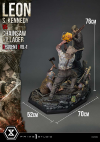 Ultimate Premium Masterline Resident Evil 4 Leon S. Kennedy versus Chainsaw Villager 31