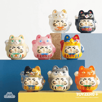 PP X MONSTER Sparkle Lucky Kitten Daruma Blind Box 32