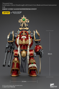 Thousand Sons Contemptor-Osiron Dreadnought With Gravis Force Blade And Gravis Autocannon 15