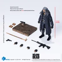 HIYA TOYS HIYA Exquisite Mini Series 118 Scale 4 Inch The Walking Dead Ezekiel Action Figure - The Walking Dead - photo 5
