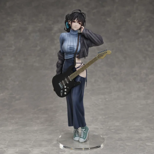 hitomio Juroku Illustration "Guitar Meimei Backless Dress"