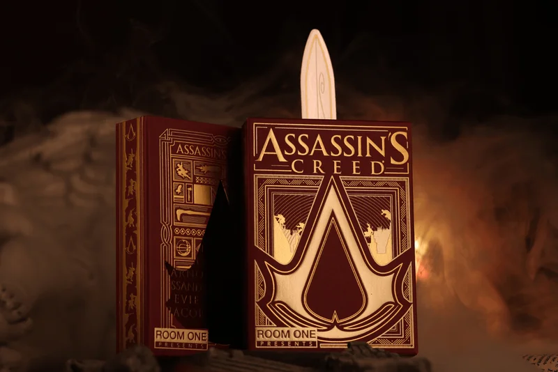 Assassin's Creed Legacy Ver. II Playing Cards - Garnet Hidden Blade Edition