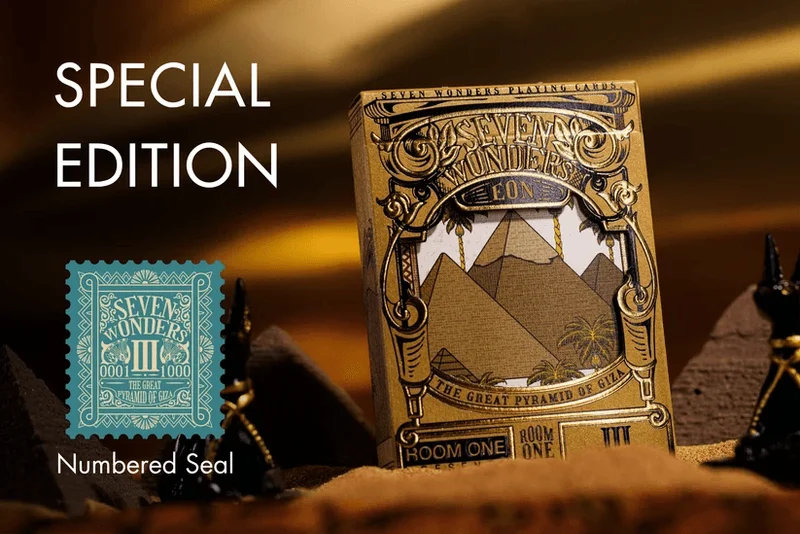 Room One Cards The Great Pyramid of Giza Playing Cards - Special Edition - Great Pyramid of Giza