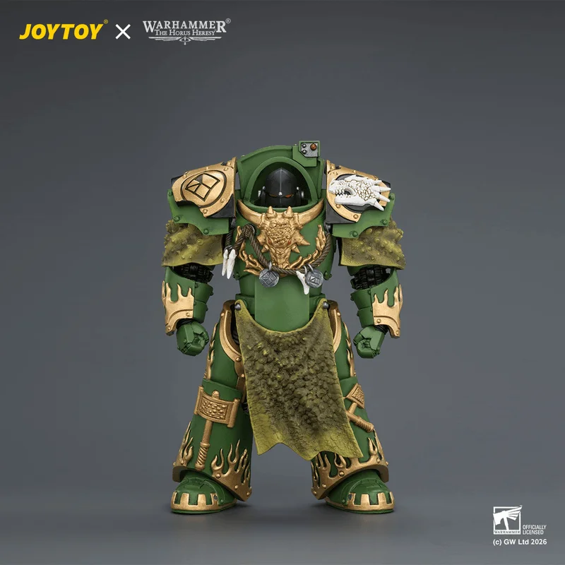 JOYTOY Salamanders Firedrake Terminator 2 with Thunder Hammer and Dragonscale Storm Shield - Warhammer 40K