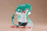TAITO Hatsune Miku Desktop Cute Figure (Cat Ear T-Shirt Ver.) Reissue - Hatsune Miku - photo 5