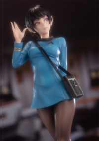 STAR TREK VULCAN SCIENCE OFFICER BISHOUJO STATUE 11
