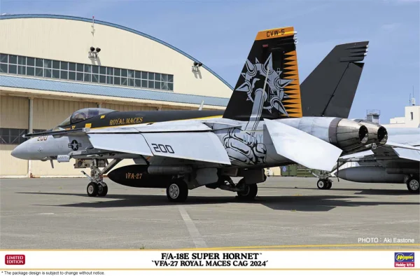 Hasegawa 1/48 F/A-18E SUPER HORNET "VFA-27 ROYAL MACES CAG 2024" - Scale Kits