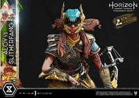 Ultimate Diorama Masterline Horizon Forbidden West Aloy vs. The Slitherfang Bonus Version  			 8