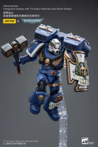 JOYTOY Ultramarines Vanguard Veteran with Thunder Hammer and Storm Shield - Warhammer 40K - photo 2