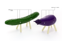 Shoryo Uma Plastic Model Cucumber & Eggplant 6