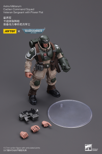 Astra Militarum Cadian Command Squad Veteran Sergeant with Power Fist 5