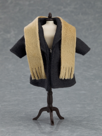 Nendoroid Doll Coat & Scarf (Black) 4