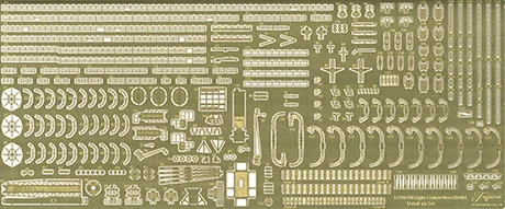 Fujimi [NX-17 EX-101] 1/700 Photo-Etched Parts Set for IJN Light Cruiser Kuma 1942 - Kit Accessories