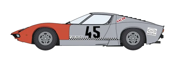 Hasegawa 1/24  LAMBORGHINI MIURA P400 "1968 ACP GP" - Scale Kits