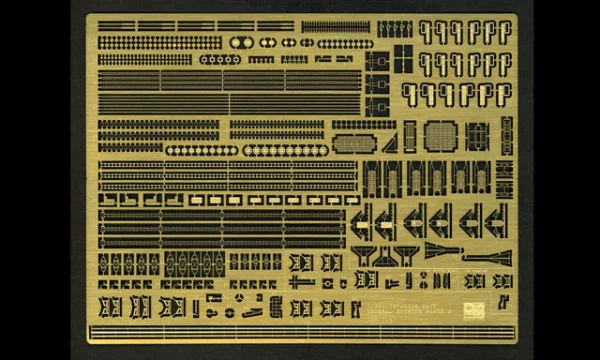 Hasegawa [QG35] 1:350 JAPANESE NAVY SHIP GENERAL ETCHING PARTS - Kit Accessories