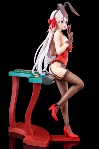 Hakoiri-musume Riselia Ray Crystalia wearing crimson bunny costume with Nip Slip Gimmick System - The Demon Sword Master of Excalibur Academy - photo 7