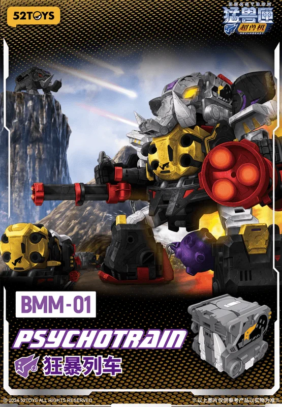 BMM-01 BEASTBOX MEGA MECHABEAST PSYCHOTRAIN