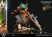 Ultimate Diorama Masterline Horizon Forbidden West Aloy vs. The Slitherfang Bonus Version  			 5