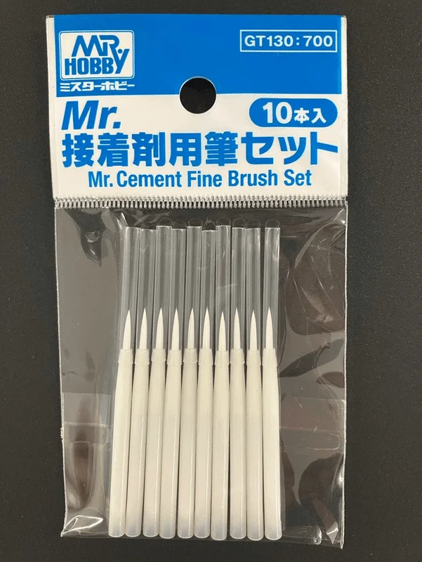 GSI Creos MR CEMENT FINE BRUSH SET - Brushes & Markers