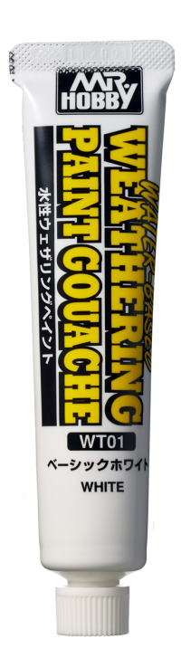 WATER BASED WEATHERING PAINT GOUACHE WHITE 1