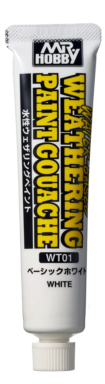 WATER BASED WEATHERING PAINT GOUACHE WHITE
