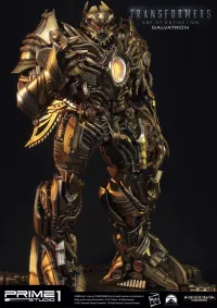 Prime 1 Studio Museum Masterline Transformers: Age of Extinction (Film) Galvatron Gold Version - Transformers - photo 16