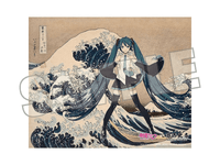 Hatsune Miku x Katsushika Hokusai iXima Canvas Art Fine Wind, Clear Morning 2